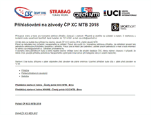 Tablet Screenshot of cpxcmtb.sportsoft.cz